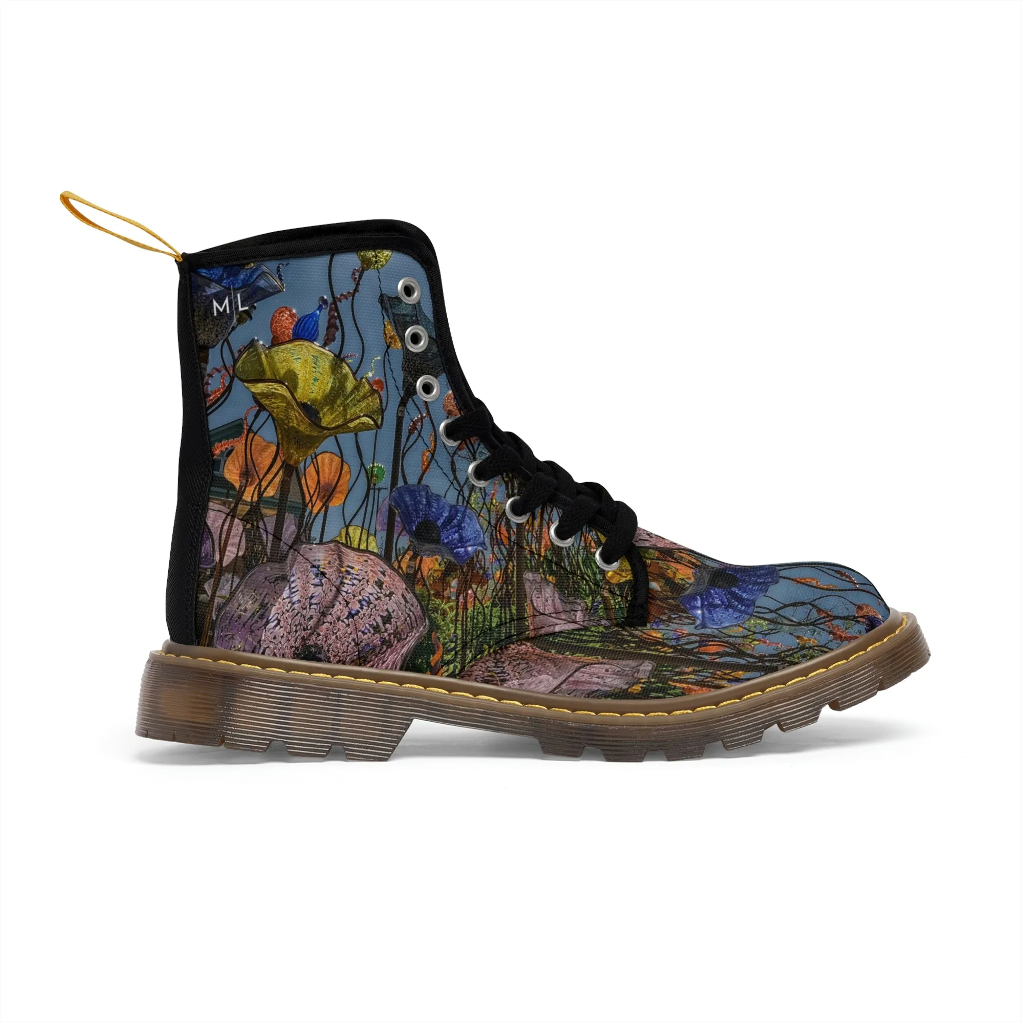 Magic Glass Women's Canvas Art Boots