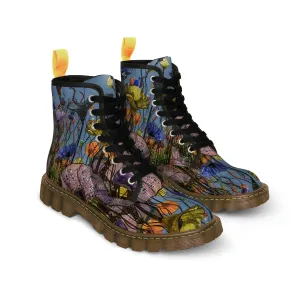 Magic Glass Women's Canvas Art Boots