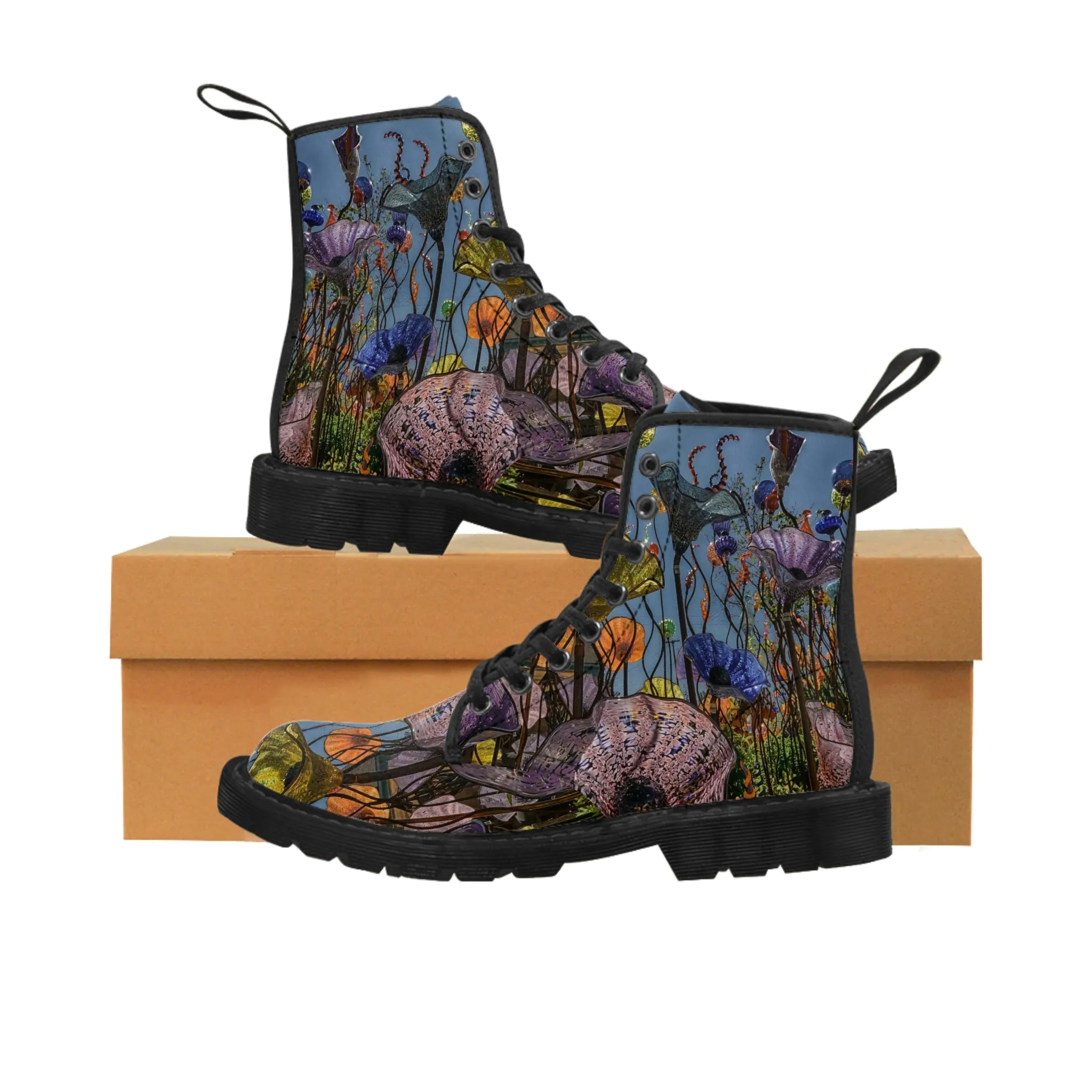 Magic Glass Women's Canvas Art Boots