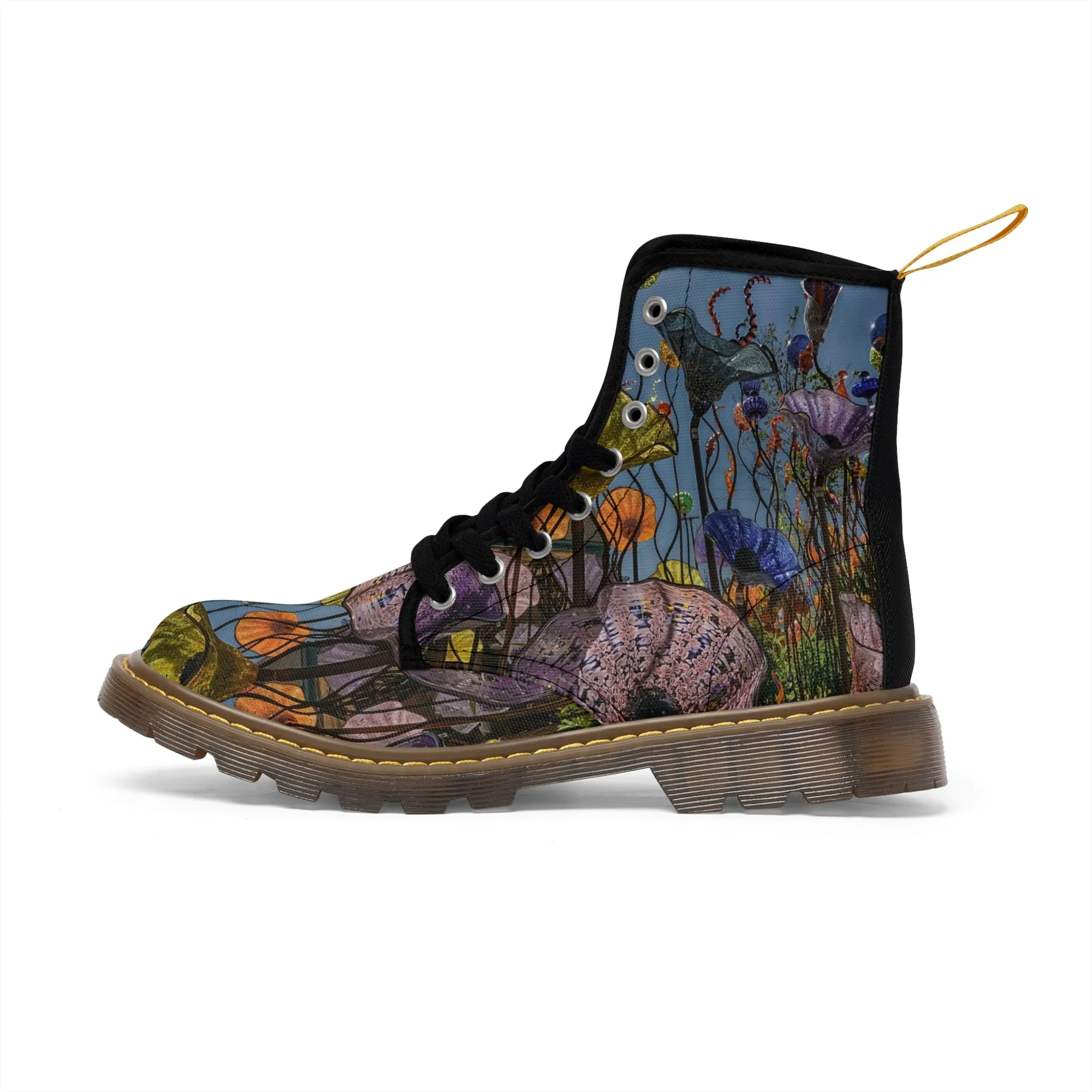 Magic Glass Women's Canvas Art Boots