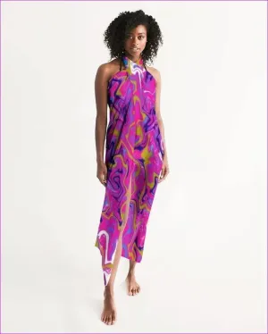 Marbled Pixie Swim Cover Up