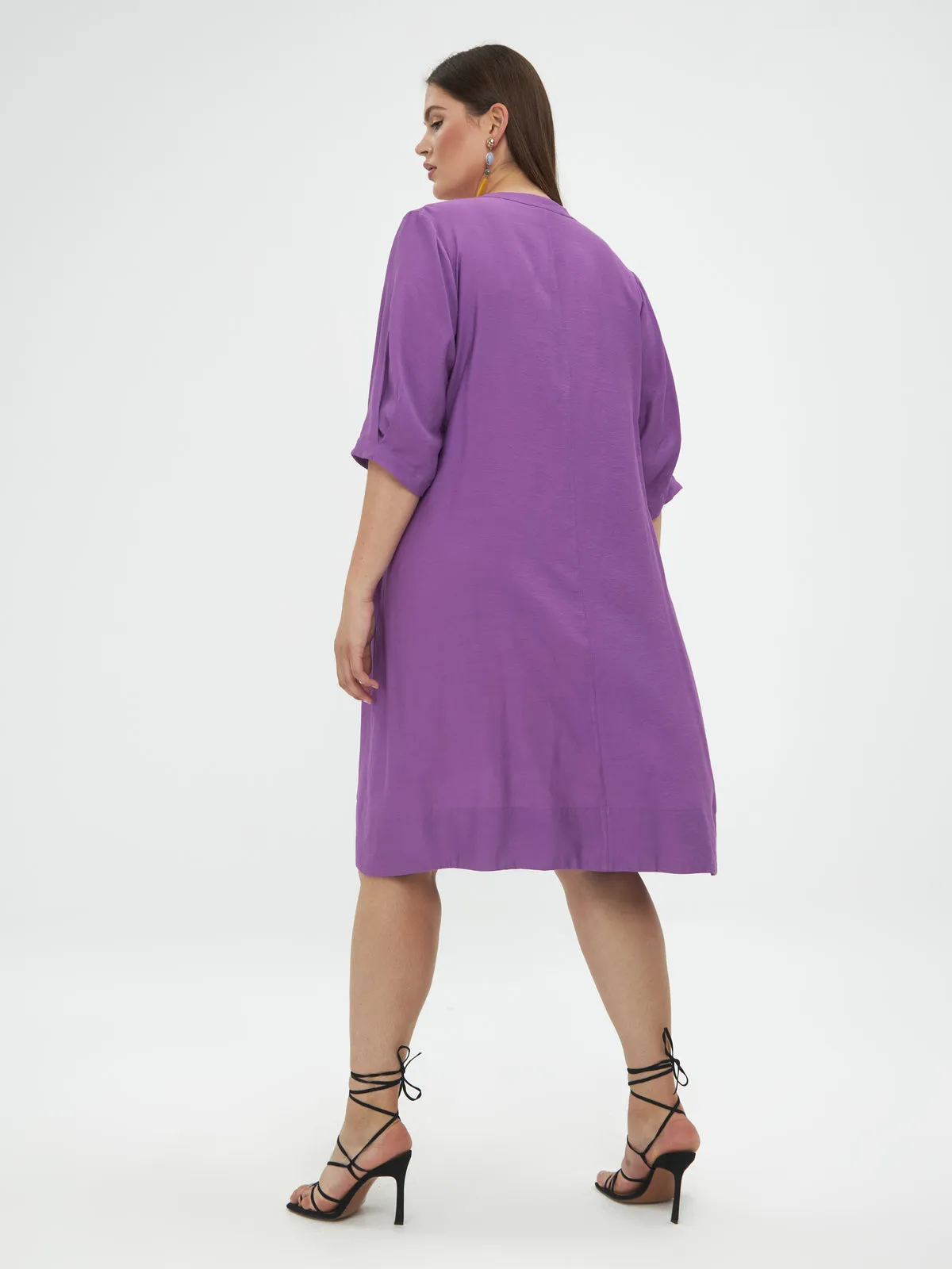 Mat Dress in Purple