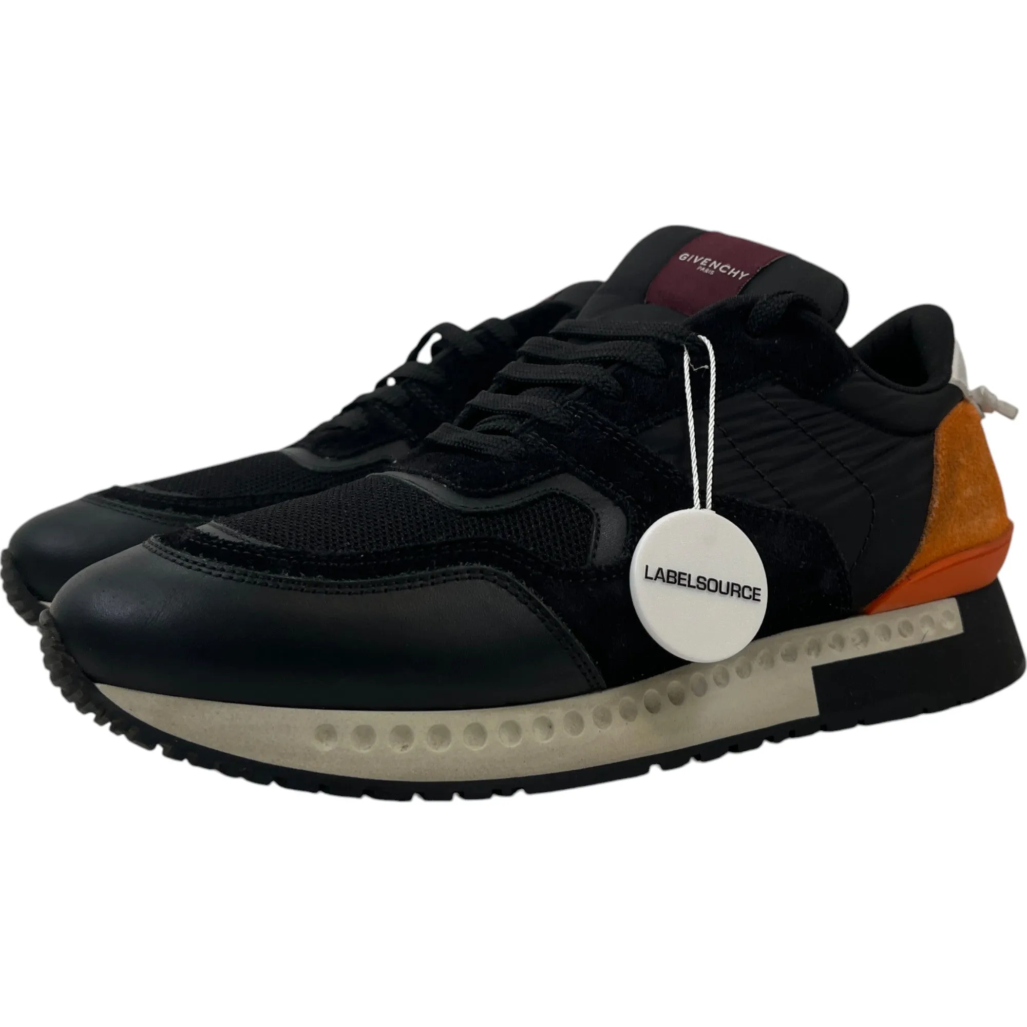 Men's Active Runner Low Trainers Black Size EU 41.5 / UK 7.5