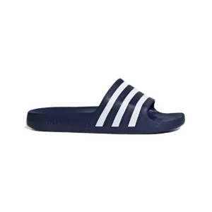 Men's Adilette Aqua Slide (Dark Blue/Cloud White/Dark Blue)