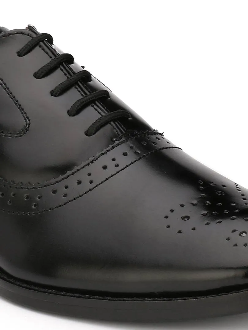 Men's Black Oxford Brogue  Original Leather Formal Shoes