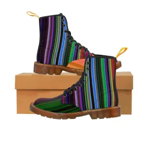 Men's Canvas Boots STRIPED