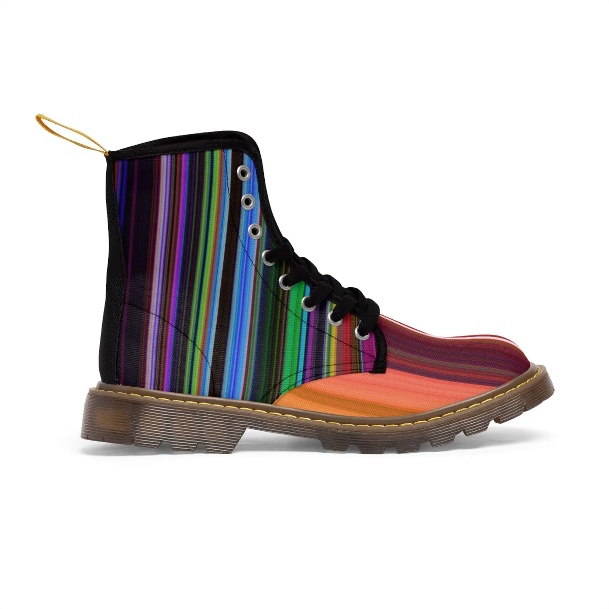 Men's Canvas Boots STRIPED