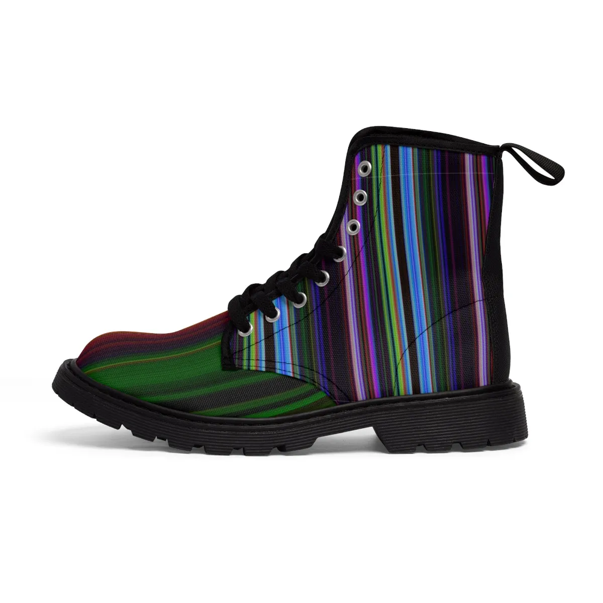 Men's Canvas Boots STRIPED