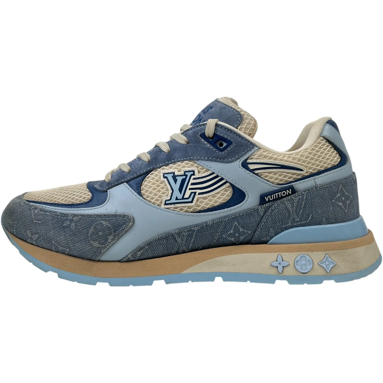 Men's Run Away Low Trainers Blue Size EU 43.5 / UK 9.5