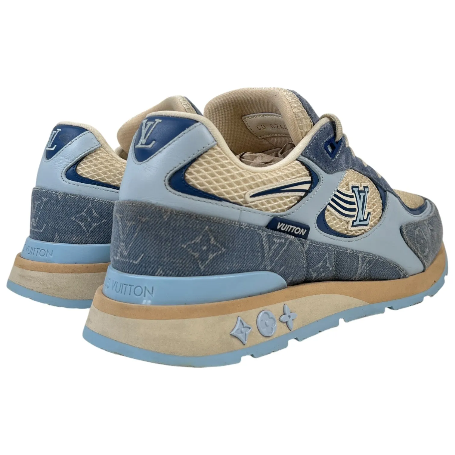 Men's Run Away Low Trainers Blue Size EU 43.5 / UK 9.5