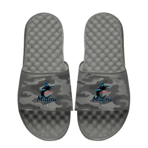 Miami Marlins Urban Camo Slides