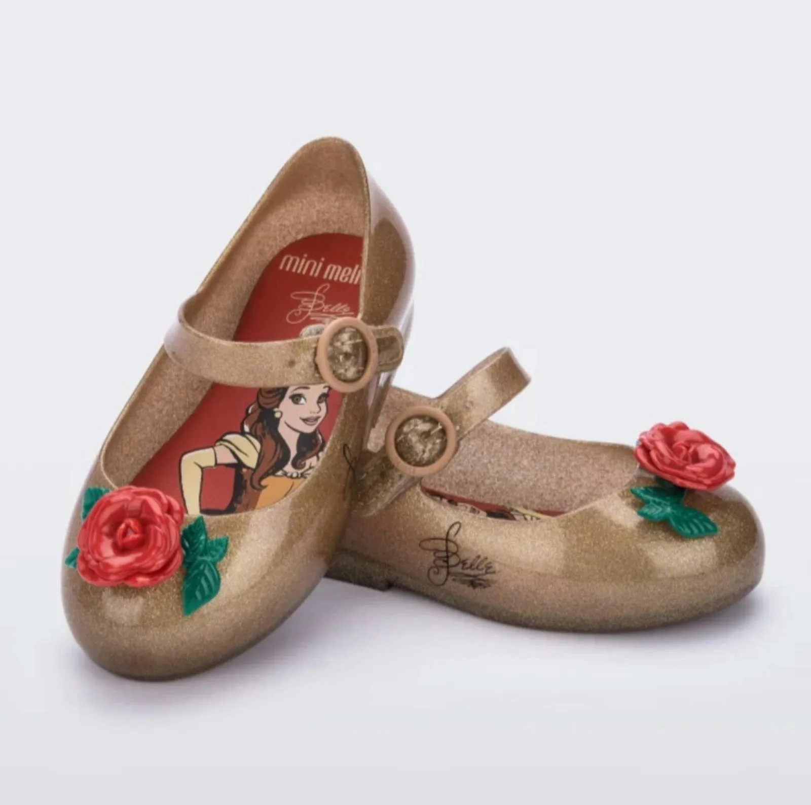 Mini Melissa Girls Disney Princess MINI SWEET LOVE  BELLE Shoes