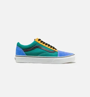 Mix & Match Old Skool Mens Lifestyle Shoe - Yellow/Blue/Green