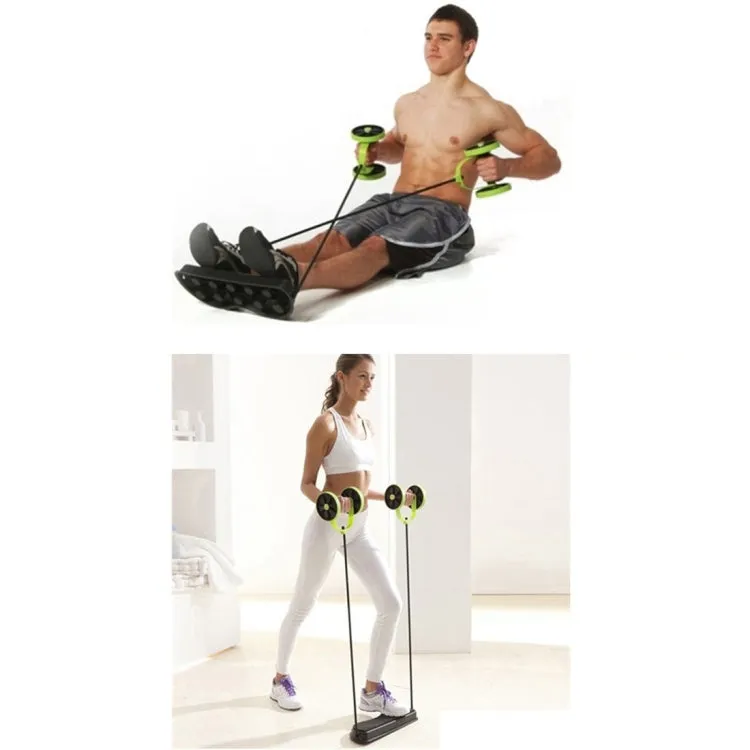 Multifunctional Exercise Home Fitness Equipment Intensity Adjustable Abdominal Wheel Resistance Pull Rope Muscle Power