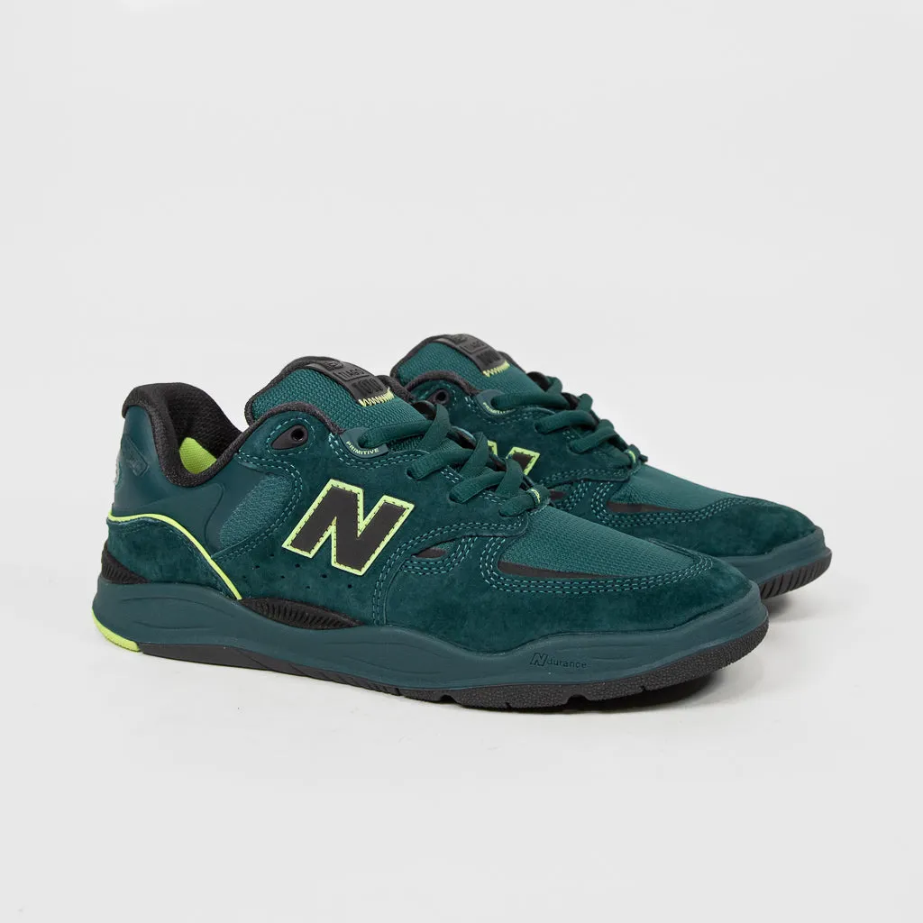 New Balance Numeric - Primitive 1010 Tiago Lemos Shoes - Deep Teal / Lime Green