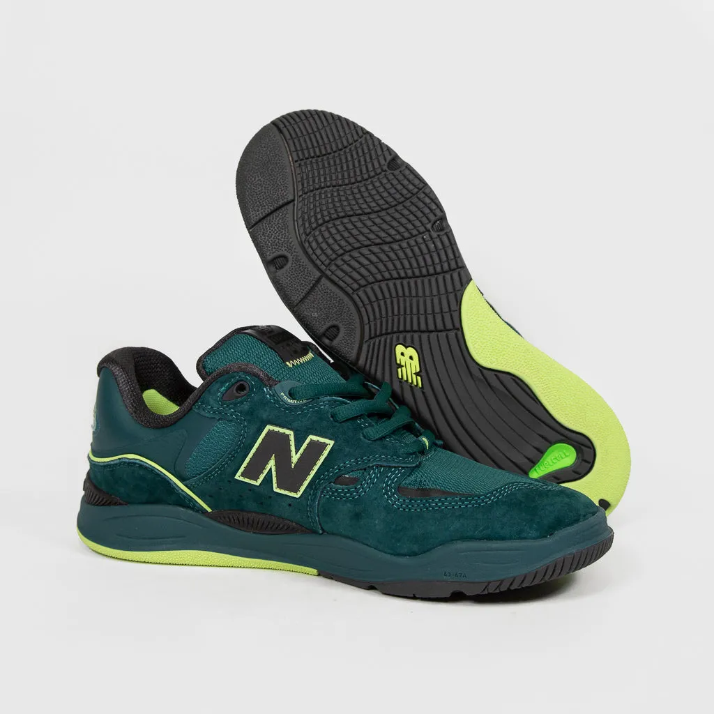 New Balance Numeric - Primitive 1010 Tiago Lemos Shoes - Deep Teal / Lime Green