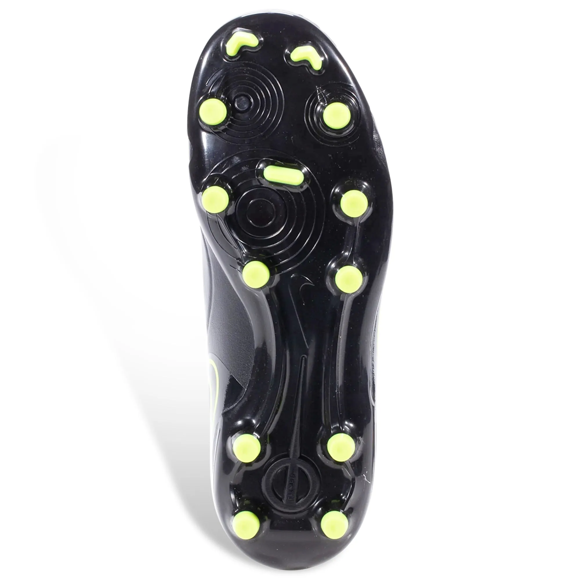 Nike Jr. Legend 10 Club FG/MG Soccer Cleats (Black/Volt)