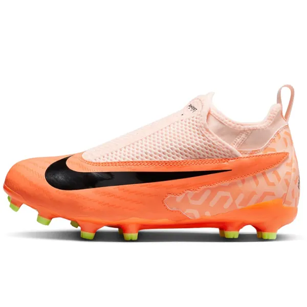 Nike Jr. Phantom GX Academy DF FG/MG Soccer Cleats (Guava Ice/Black)