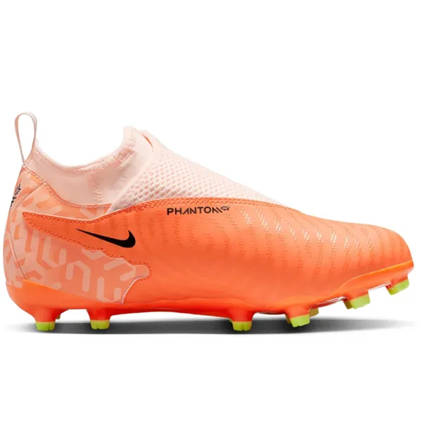 Nike Jr. Phantom GX Academy DF FG/MG Soccer Cleats (Guava Ice/Black)