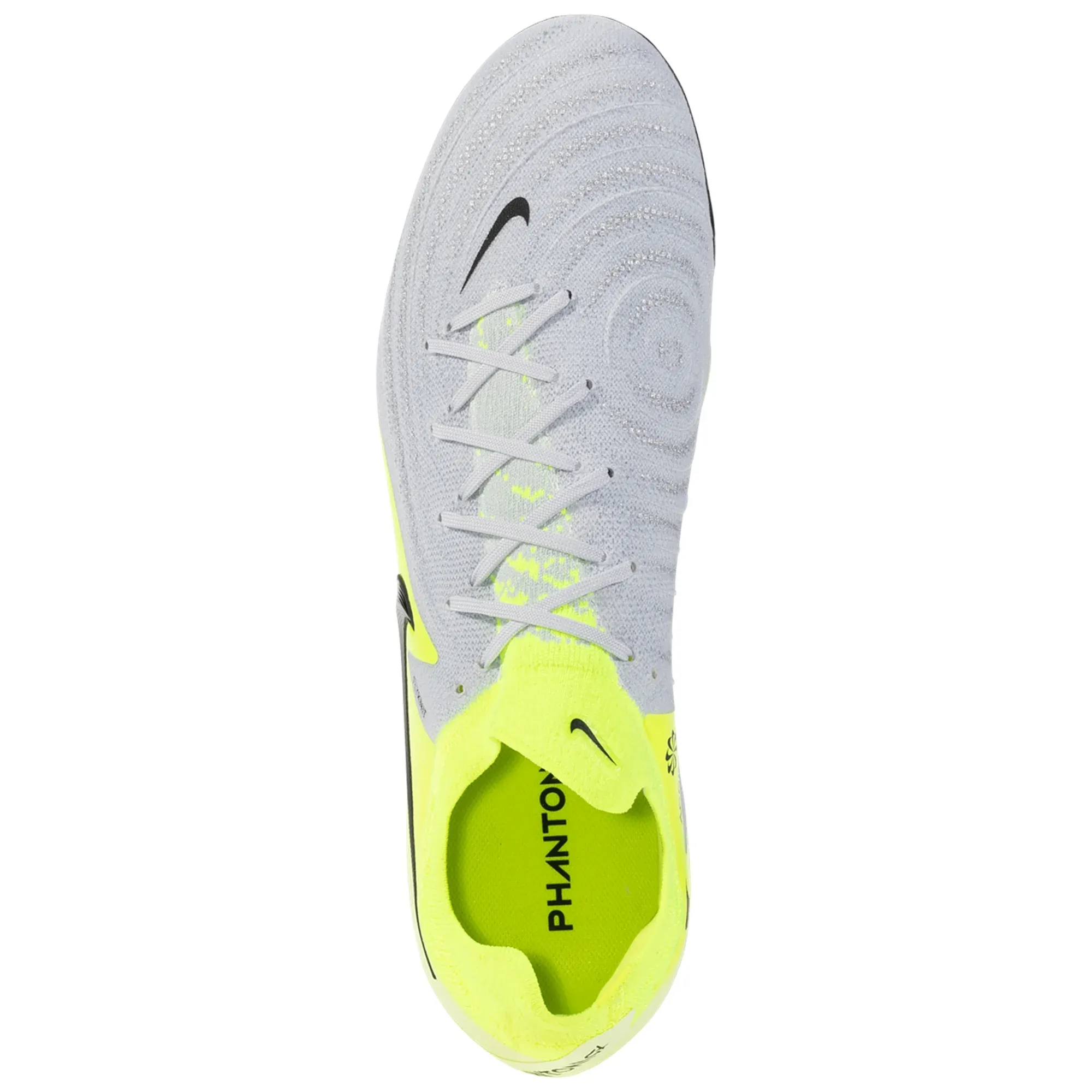 Nike Phantom GX II Pro FG Soccer Cleats (Metallic Silver/Black-Volt)