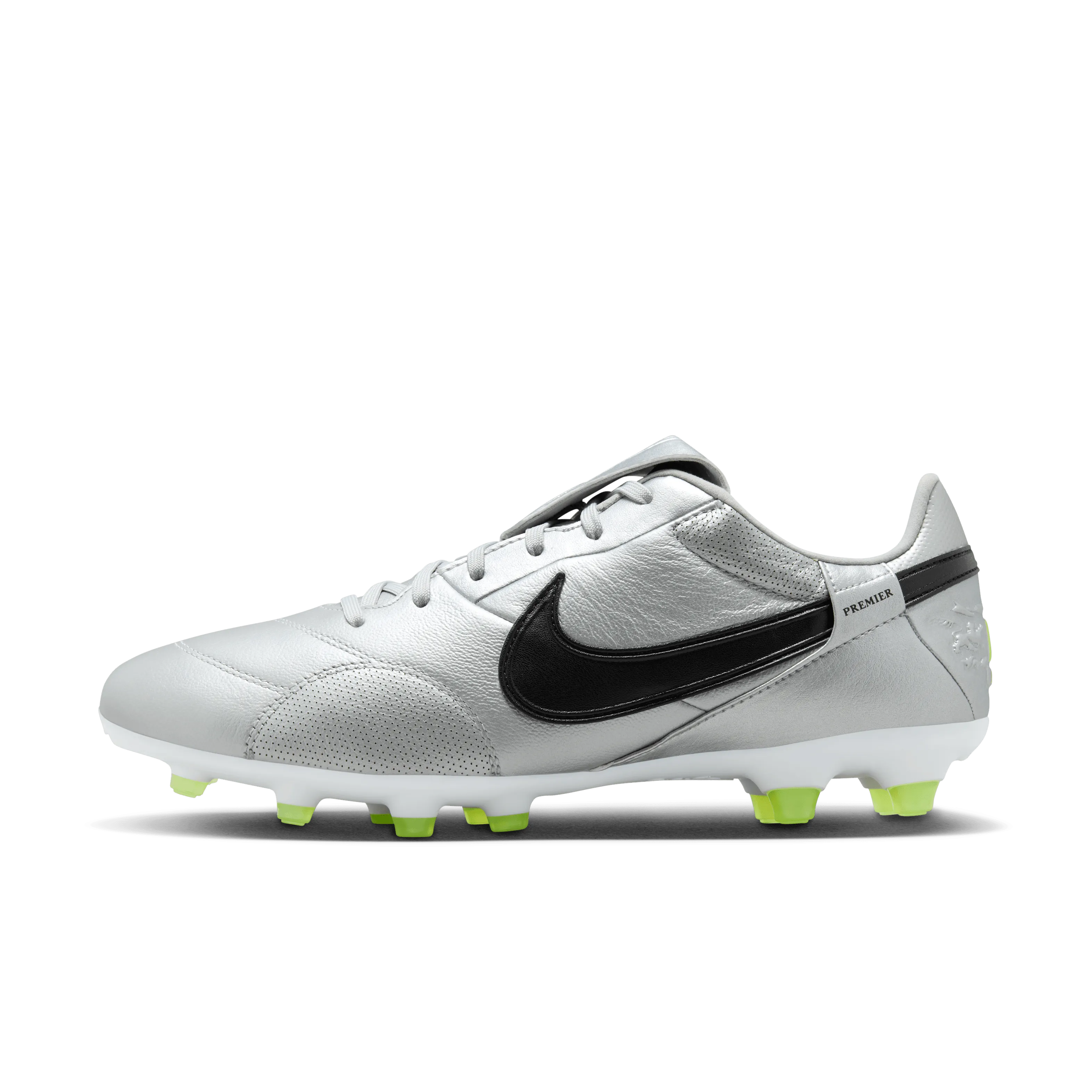 Nike Premier 3 FG-Metallic Silver/Black-Volt