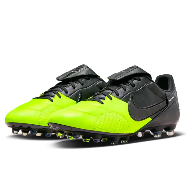 Nike Premier III Firm Ground Soccer Cleats (Black/Black-Volt)