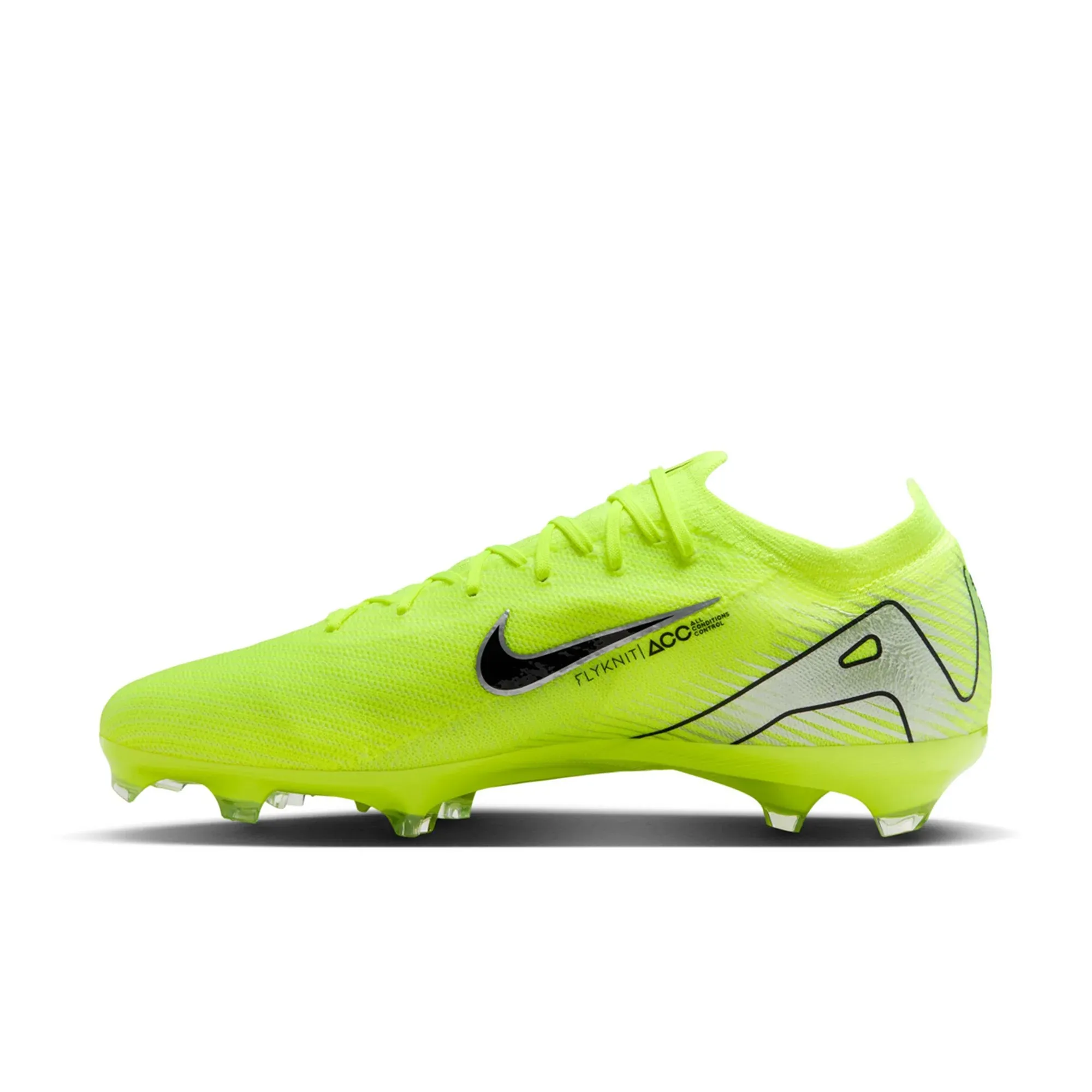 Nike Zoom Vapor 16 Pro FG Soccer Cleats (Volt/Black)