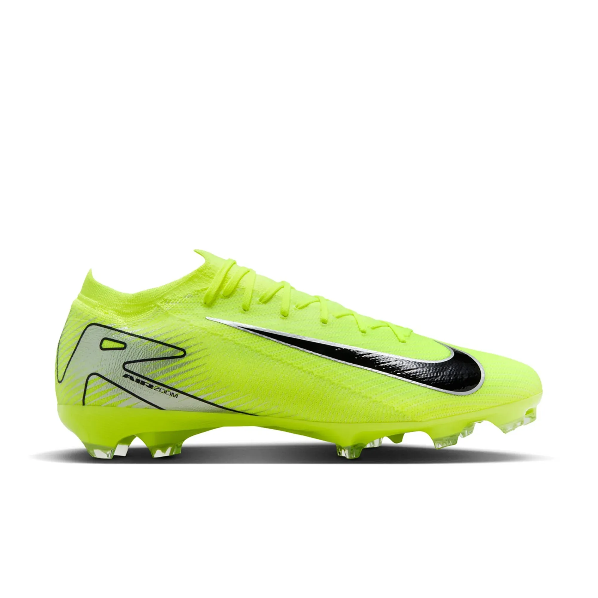 Nike Zoom Vapor 16 Pro FG Soccer Cleats (Volt/Black)