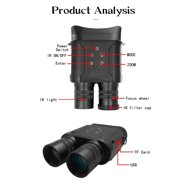 NV2000 Outdoor Hunting Infrared HD Binocular Digital Night Vision