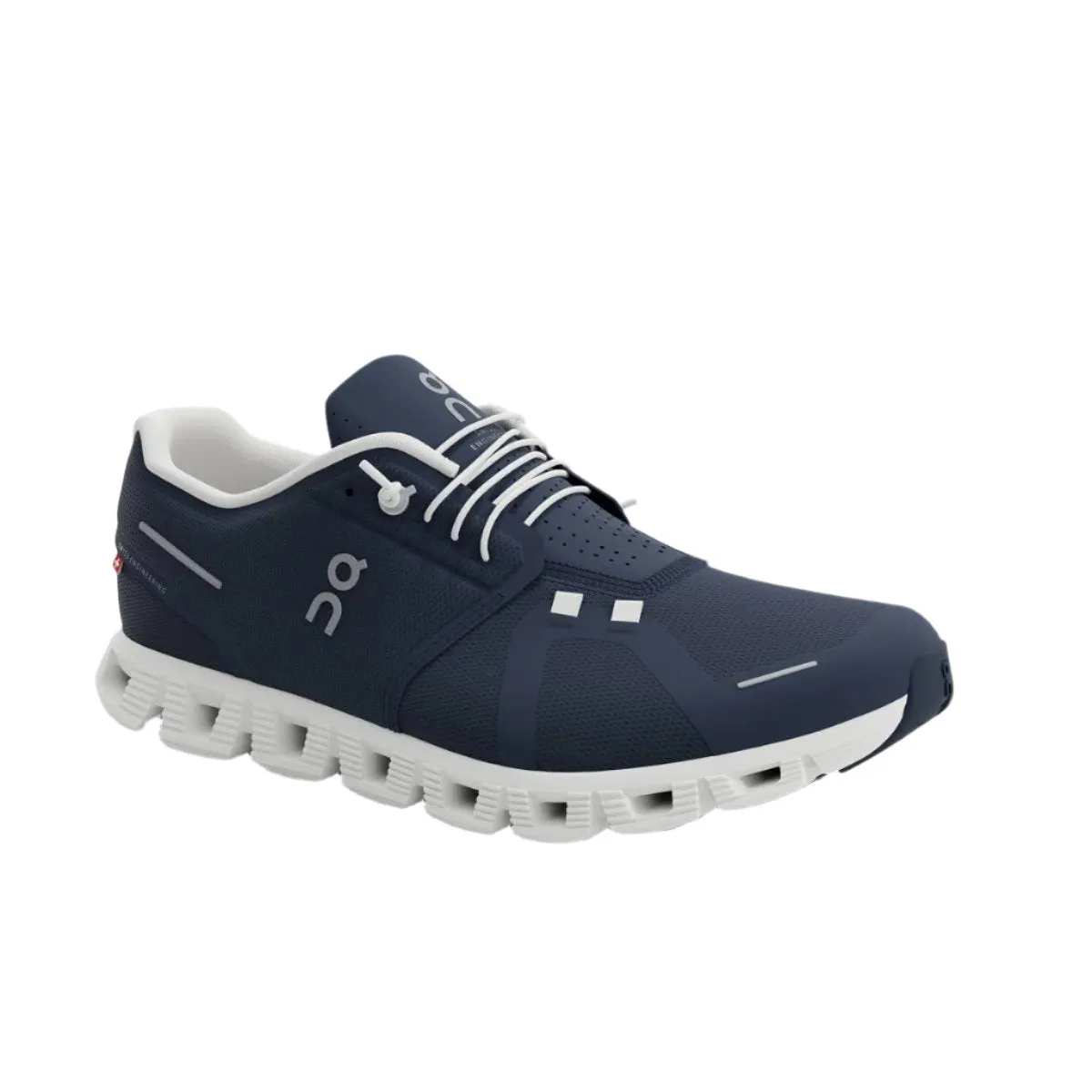 On Running Mens Trainer Cloud 5 Midnight/White