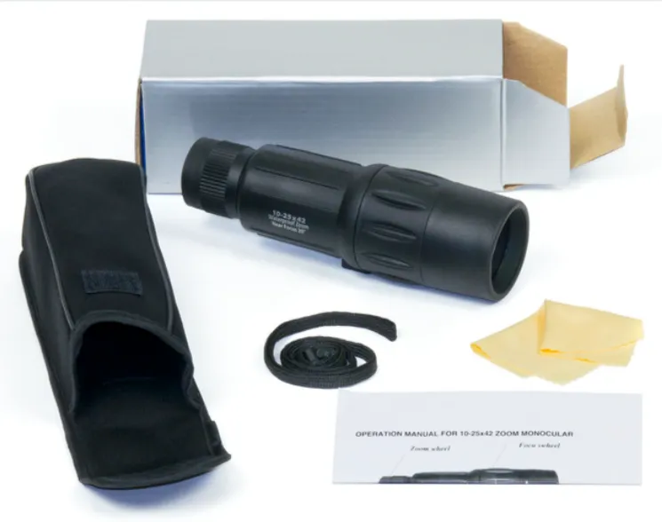 Orion Zoom Waterproof Monocular - 10-25x42