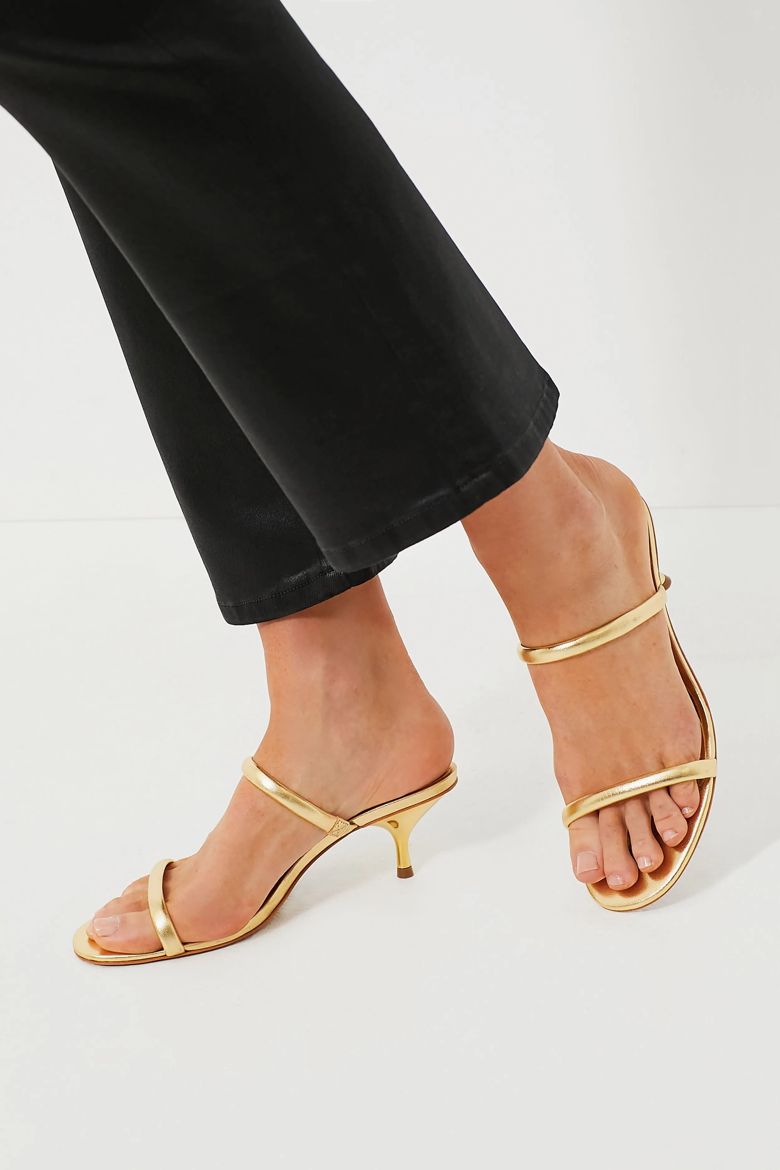 Ouro Claro Taliah Mid Heels