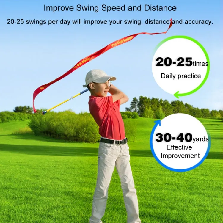 PGM HGB020 Golf Exerciser Ribbon Swing Stick Audible Practice To Improve Swing Speed