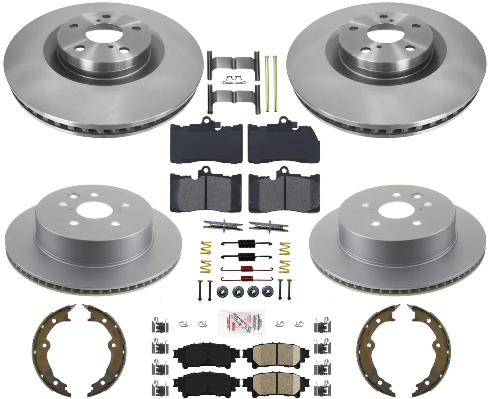 Premium Disc Brake Rotors and Brake Pads For Lexus GS450h F Sport 2015-2018