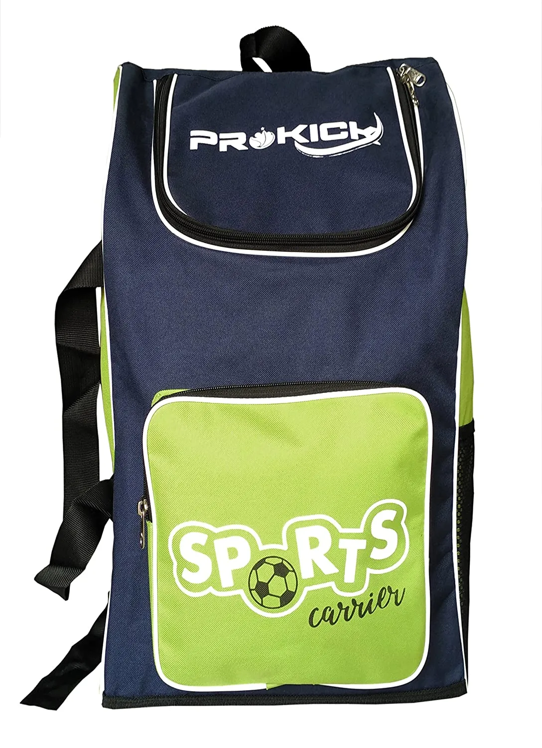 Prokick Sports Carrier Multi Utility Sports Bag - Ideal for kids (Green/Navy)