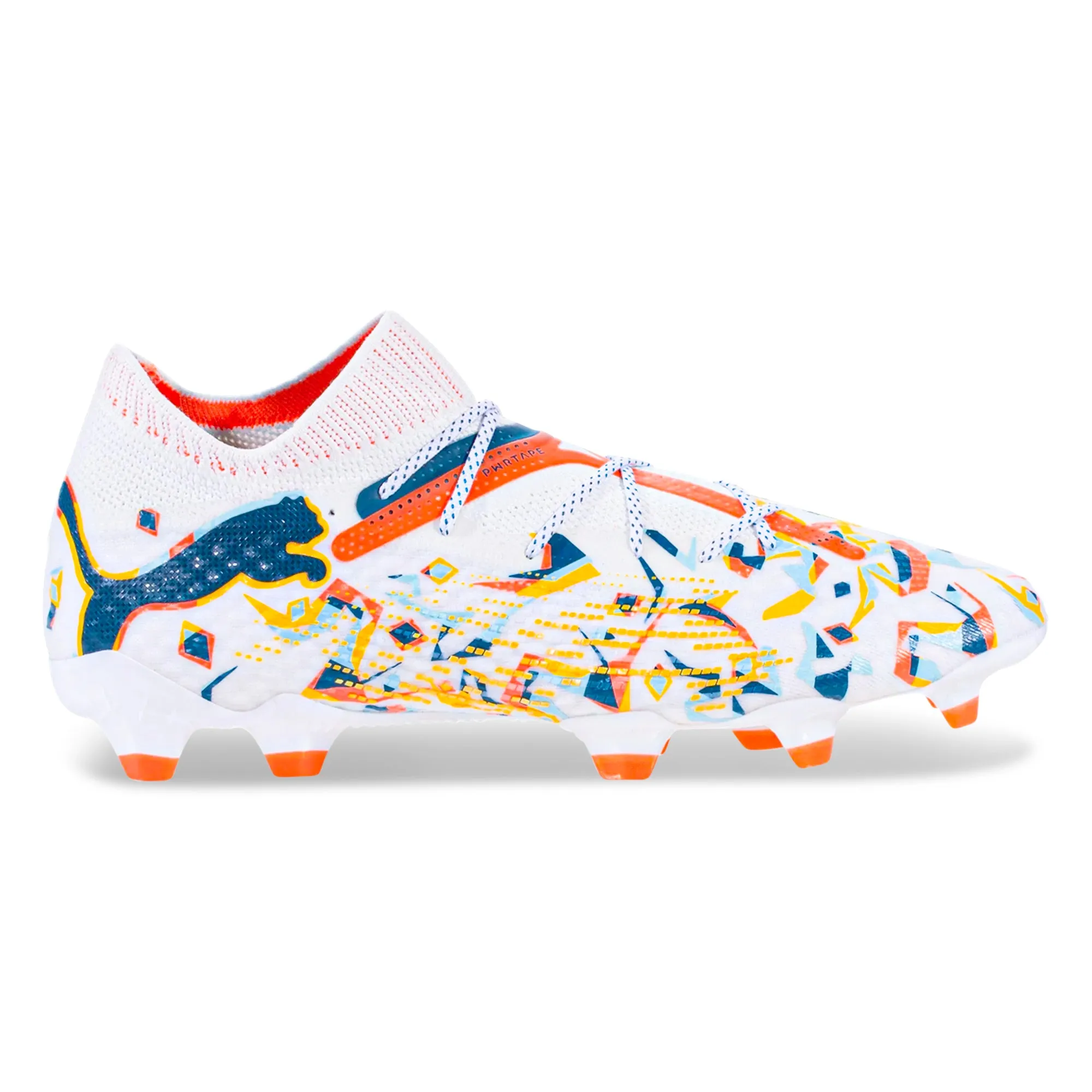 Puma Future 7 Ultimate Creativity FG/AG Soccer Cleats (Puma White/Ocean Tropic)