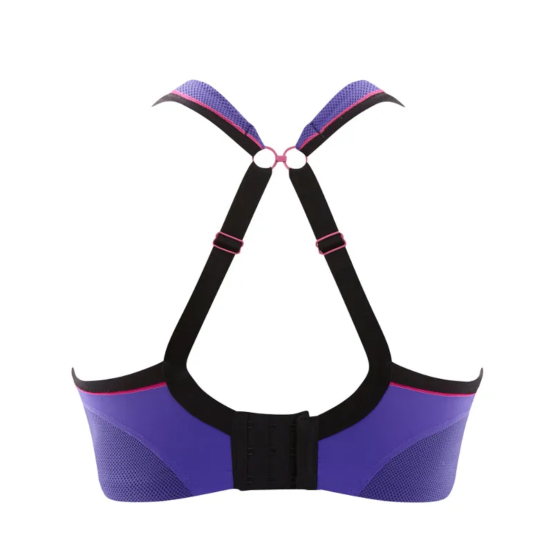 Purple Pink Sports Bra Non-Wired - Panache