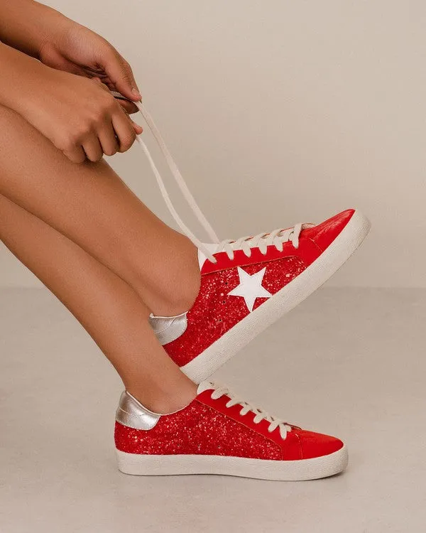 Red Fashion Sneakers