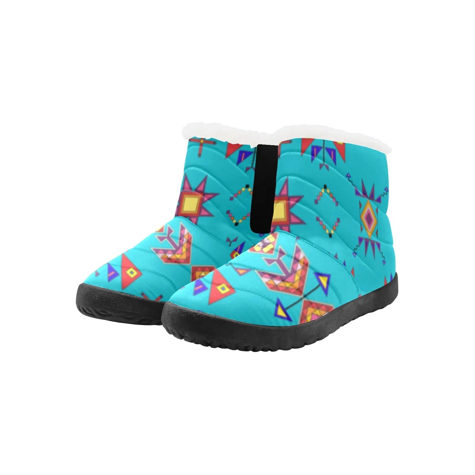 Scattered Generations Turquoise Men's Padded Winter Boot