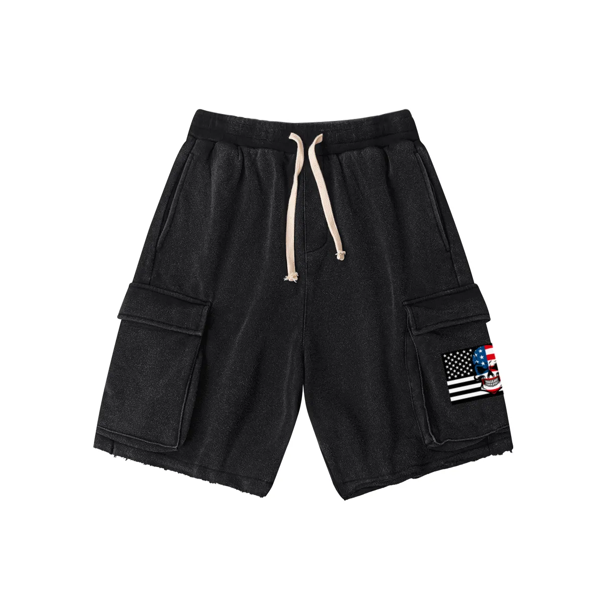 Skull Flag Cargo Shorts