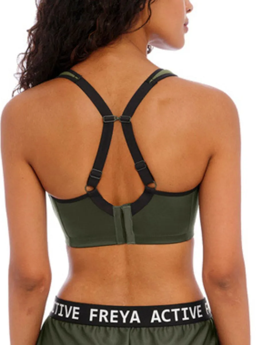 Sonic Moulded Spacer Sports Bra -  Khaki