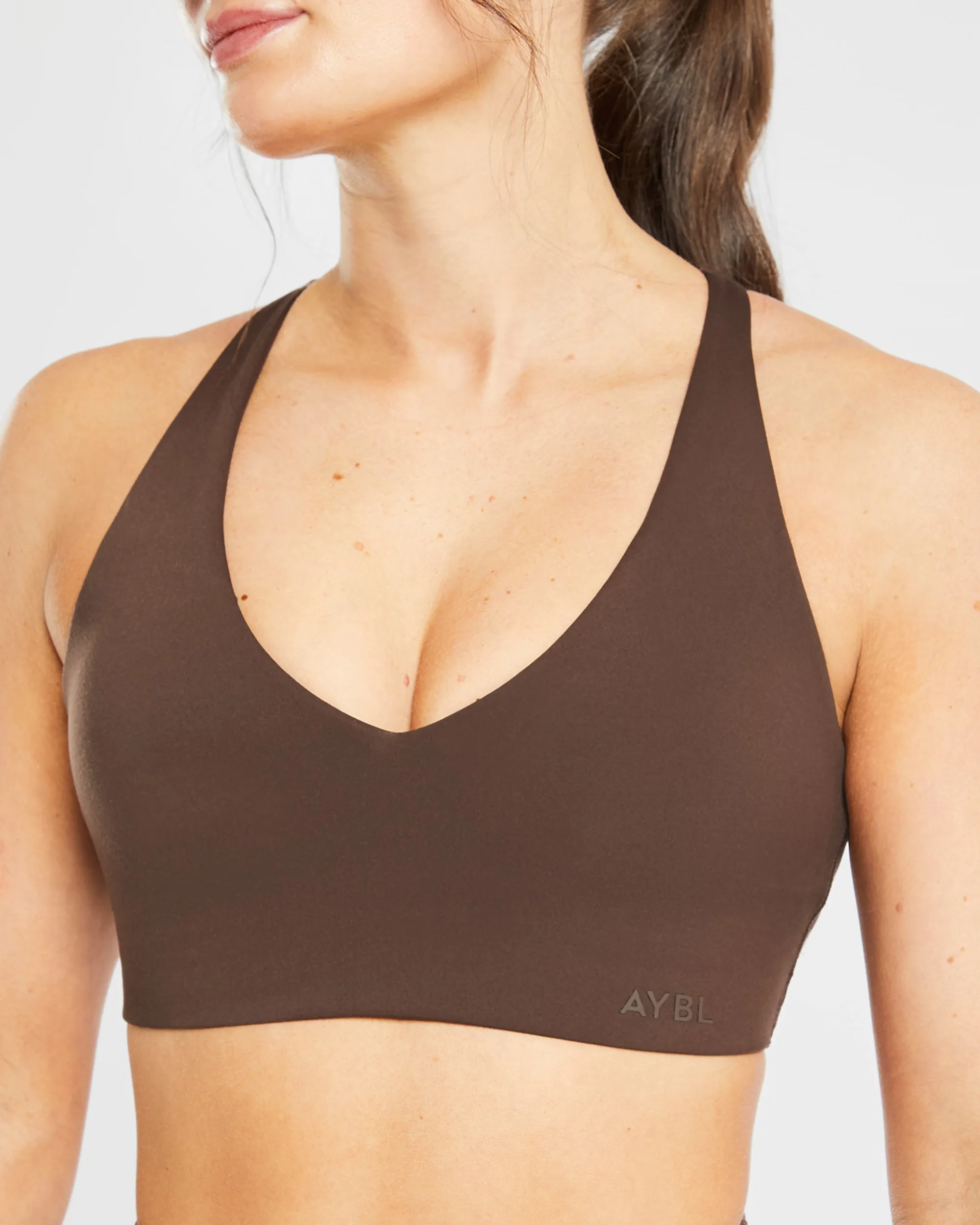 Staple Sports Bra - Brown