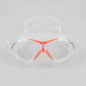 STRAUSS Swimming Goggles | Anti Fog & UV Protection | Swimming Goggles for Kids, Adults | Fully Adjustable Swimming Goggles with A Case Cover,(Red)