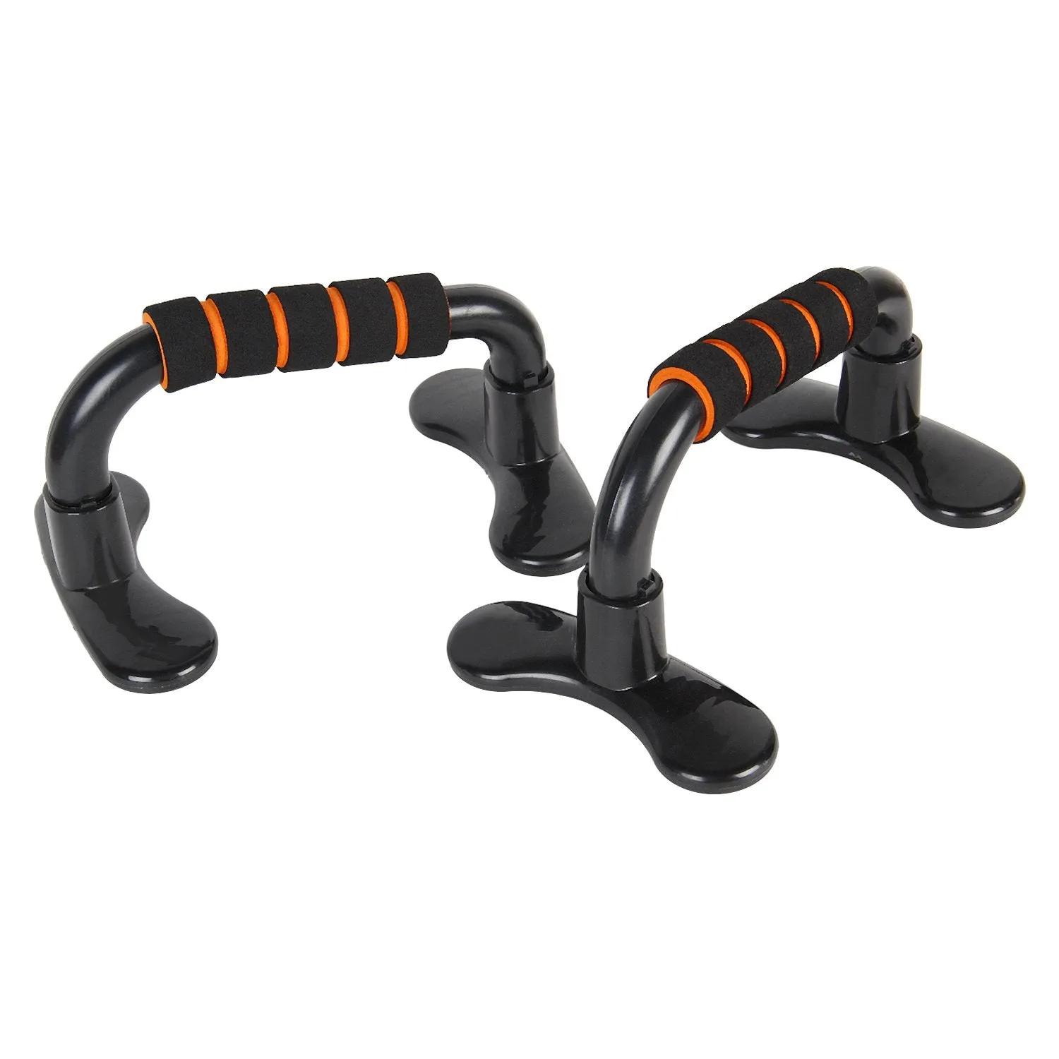 Strauss Turtle Push Up Bar, Pair(Black/Orange)