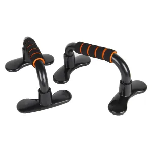 Strauss Turtle Push Up Bar, Pair(Black/Orange)