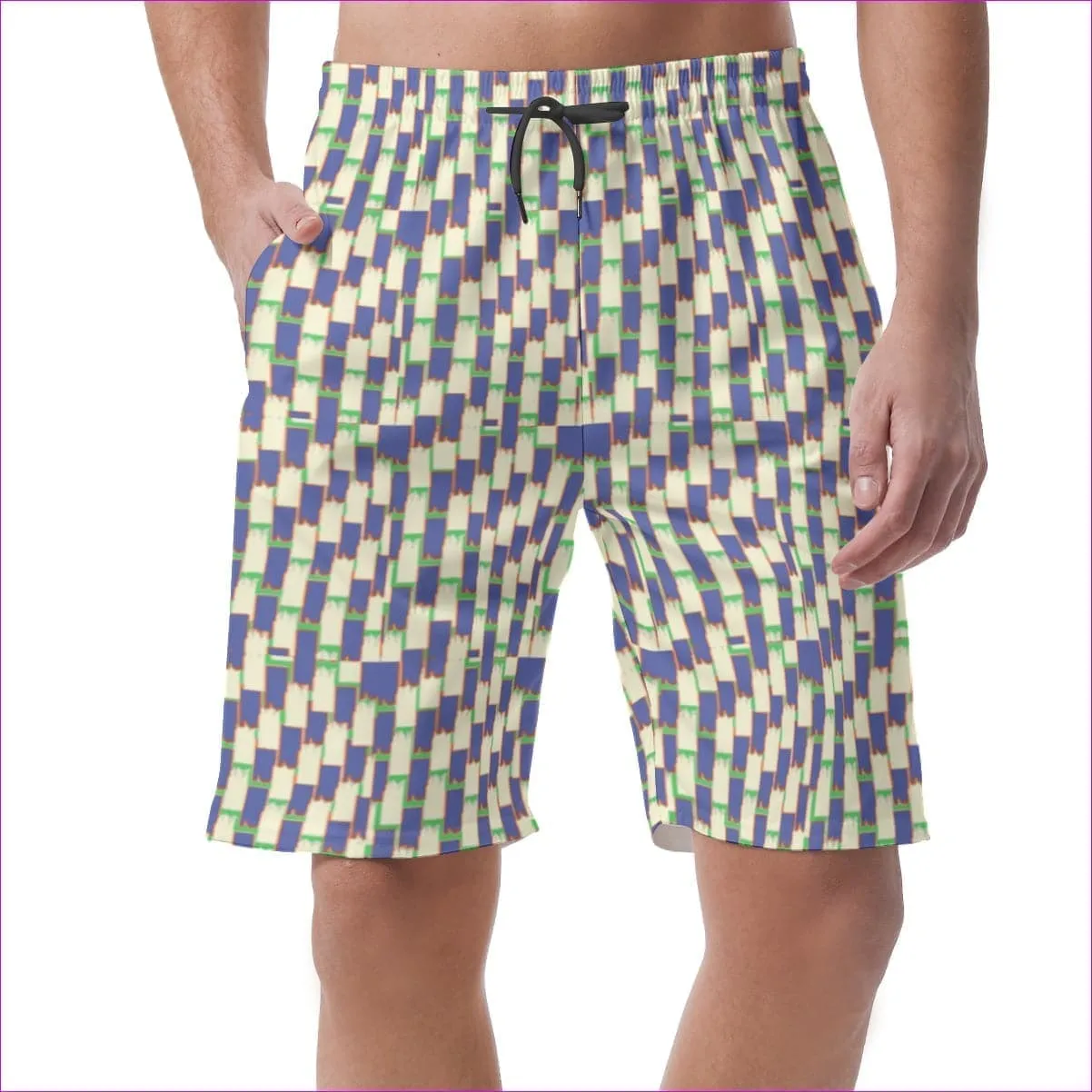 Taped Men's Casual Short Pants