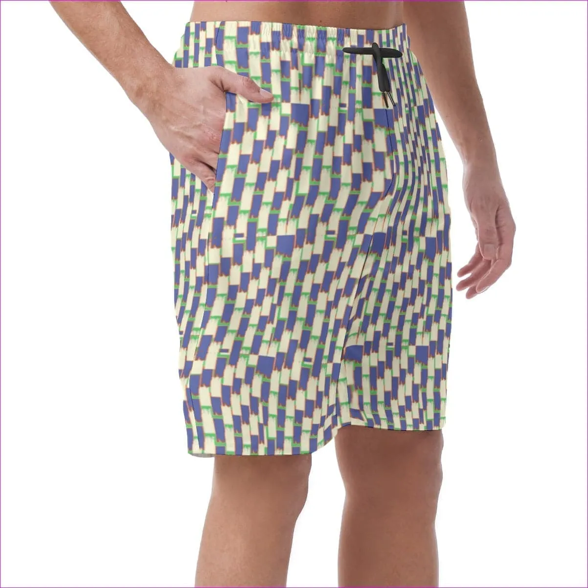 Taped Men's Casual Short Pants