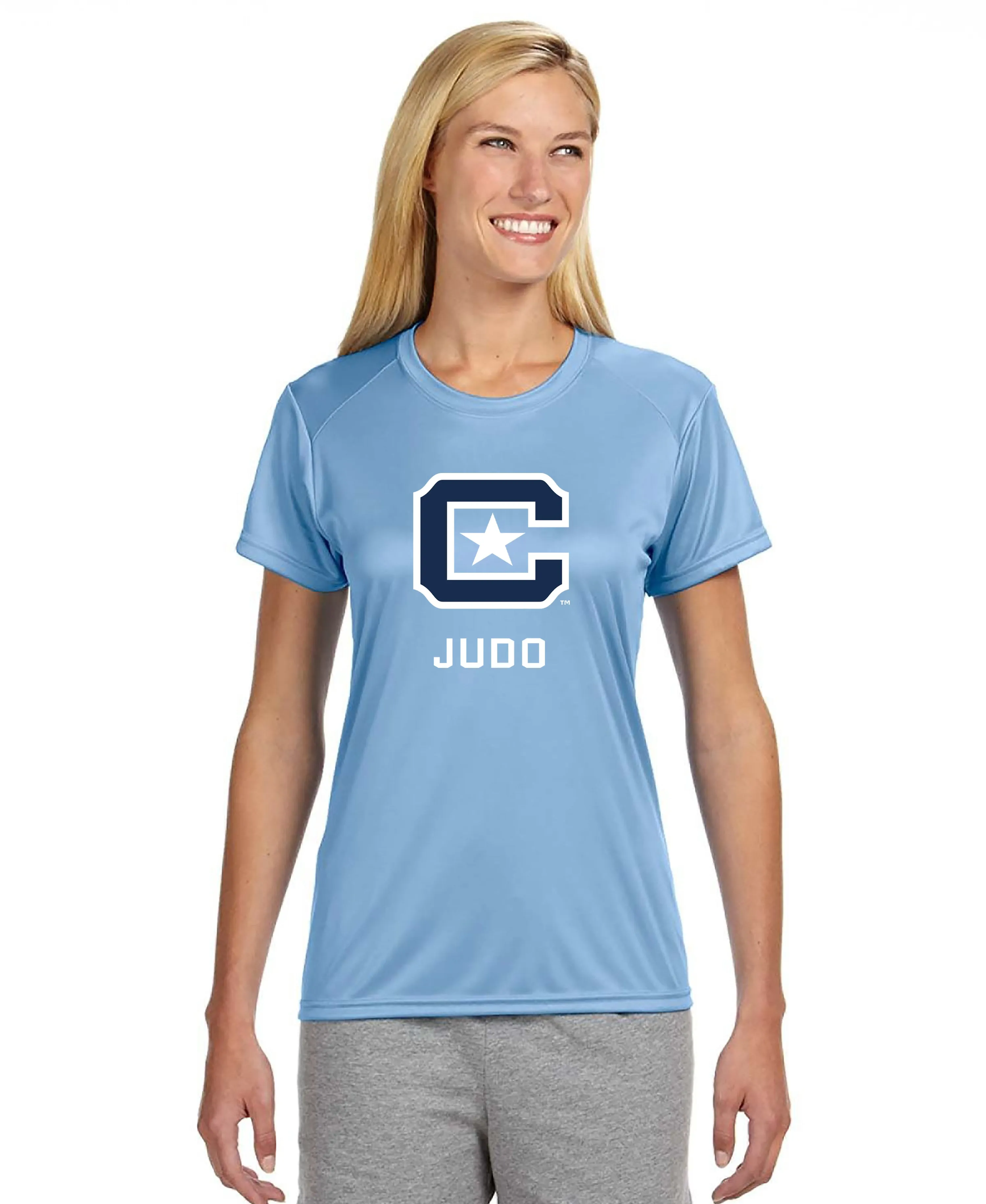 The Citadel, C star Club Sports - Judo, A4 Ladies' Cooling Performance T-Shirt