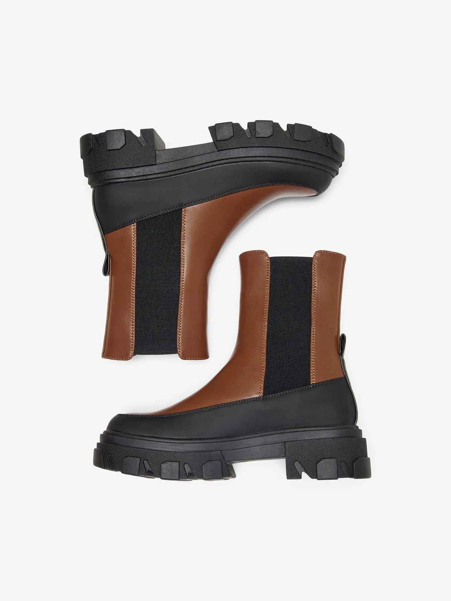 Tola Chunky Boots - Cognac