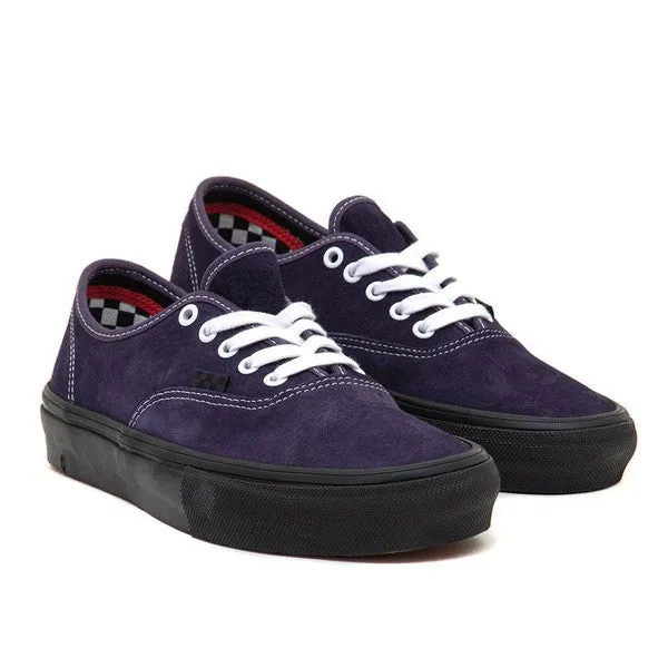 Vans Skate Authentic Pig Suede Dark Purple - Black